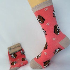 Basset Hound  - Fun Unisex Socks - Crazy Pet Lover - Novelty Socks